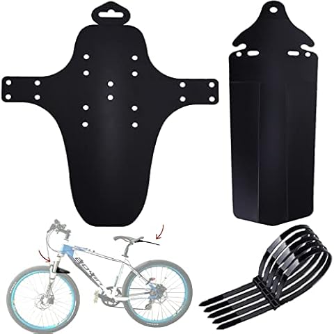 Schutzbleche Mountainbike MTB Mudguard 2 Stück Fahrrad Spritzschutz Bike Mud Guards Hinten Vorne Kompatible Fahrrad Mudrocker Set Cover