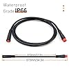 HUDAMZKY Ebike Extension Cable Julet 2Pin/3Pin/4Pin/5Pin/6Pin Waterproof Connector Female to Male DIY Electric Bicycle Brake Display Throttle Light Extension Signal Cable (2pin Male-Female) #1