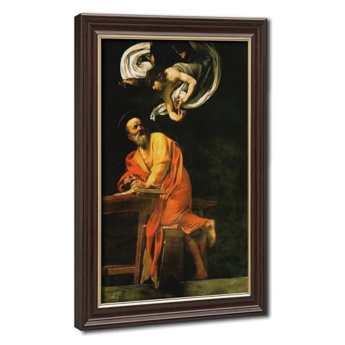 Impression sur toile Caravaggio de haute qualité pour décoration murale chic avec cadre fixe