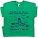XL - Beaver Valley Shirt Offensive Shirt for Men Guys Funny T Shirt Stupid Sexual Saying Adult Humor Inappropriate Graphic Tee Green