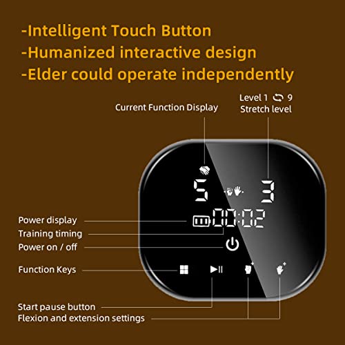 Rehabilitation Robot Gloves, Functional Hand Stroke Recovery Equipment for Hand Dysfunction Patients, Stroke Hemiplegia Trainer