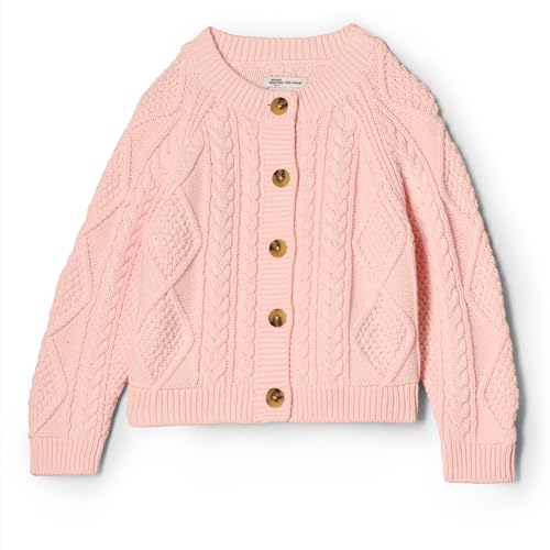 Image of Amazon Essentials x Sofia Grainge Unisex Toddlers and Babies' Fisherman Cardigan Sweater