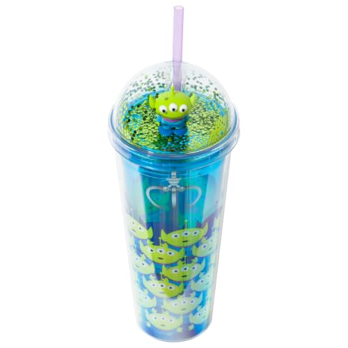 Image of Silver Buffalo Toy Story Alien Claw Machine, Dome Top Travel Tumbler, 24oz | Disney, 0.71 Liters