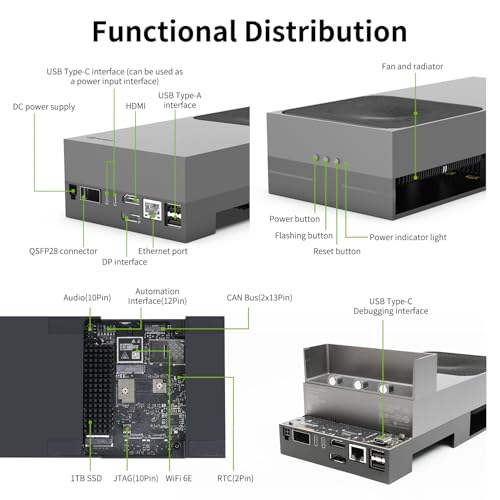 Image of Jetson Thor 128G Developer Kit AI Performance 2070 TFLOPS with 2TB SSD, AI Edge Computer for Autonomous Robots, LLM, Computer Vision