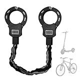 Scooter Lock Anti Theft, 36.6” Bike Locks Heavy Duty Chain with 4-Digit...