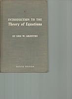 Introduction to the theory of equations B0007EDO98 Book Cover