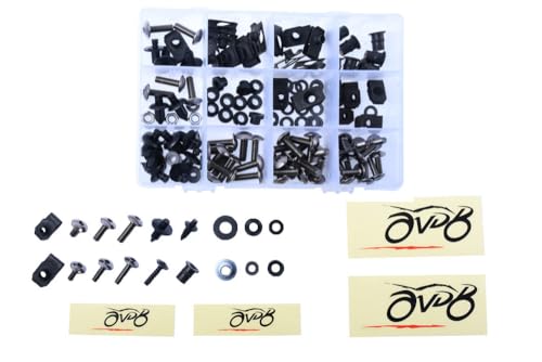 Visserie carénages M5 M6 couleur titane haute finition pour Aprilia RSV4 1000
