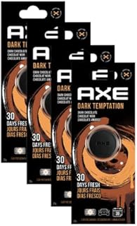 Air Freshener Mini Vent Clip, Odor Eliminator, Air Purifier Provides A Long Lasting Scent (0.7 Fl Oz (Pack of 4), Dark Temptation)