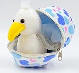 Effet éclosion avec fermeture éclair. L'œuf s'ouvre et se ferme facilement grâce à la fermeture éclair, de sorte que la petite mouette peut toujours glisser à nouveau