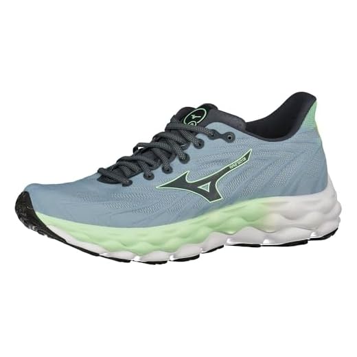 Mizuno Wave Sky 8 Homme Vert Mizuno Homme Chaussures de Course, Gris, 43 EU