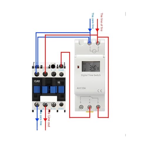 Interrupteur programmable THC15A 30A pour programmation 7 jours - 4