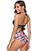 iClosam Bikini Mujer Push Up Cintura Alta,Traje de Baño Punto de Onda,Ropa...