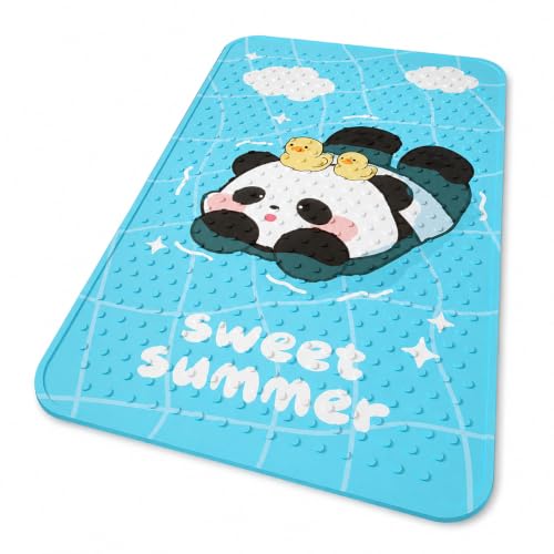 Alfombra ducha antideslizante PVC infantil para bañera con dibujos 2