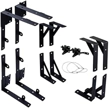 2 Set Anti Sag Gate Kit Gate Corner Brace Bracket Heavy Duty No Sag Kit for Wooden Fences, Driveway Gates, Shed Doors, Corral