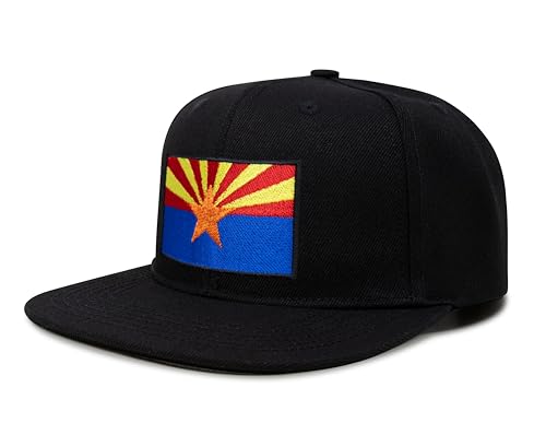 Image of International Tie State Hat for Men and Women, Adjustable Snapback Trucker Baseball Cap with Embroidered Patch