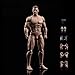 SOUFORCE 1:12 Scale Muscle Male Action Figure 6 Inches Europe Skin Flexible Male Figure Body Doll with Head Sculpt