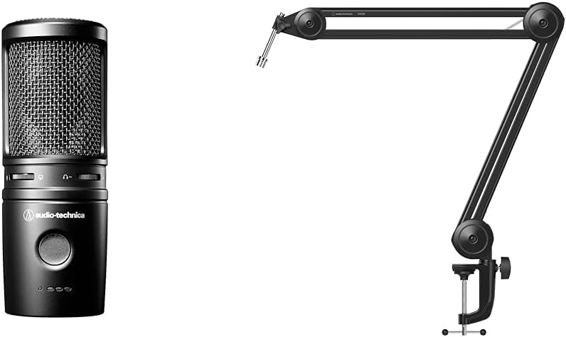 Audio-Technica AT2020USBXP USB Condenser Mic with Boom Arm and Accessories