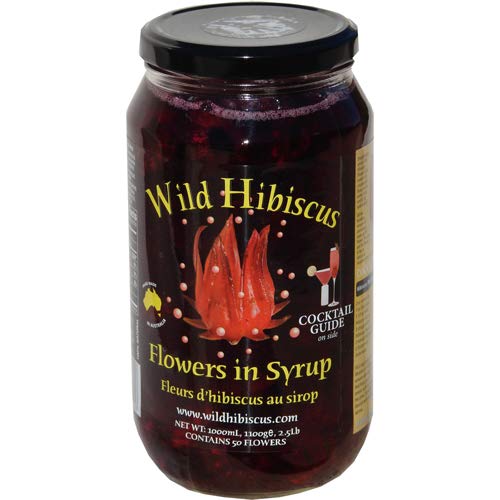 Wild Hibiscus Flowers, 50 FLowers Per Jar - 2.5 Lb