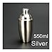XINGJIJIJIA Sicher 6pcs / Set Edelstahl-Alkohol-Shaker Bar Wine Mixer-Set Hand Werkzeug Schüttler unzerbrechlich (Color : CTSK0005 SS)