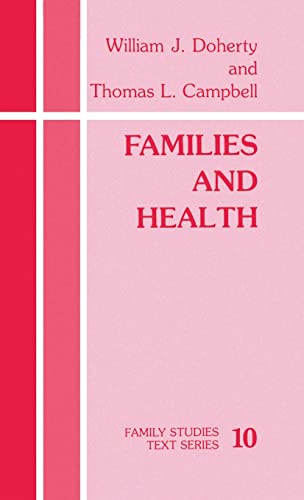 Families and Health (Family Studies Text series)