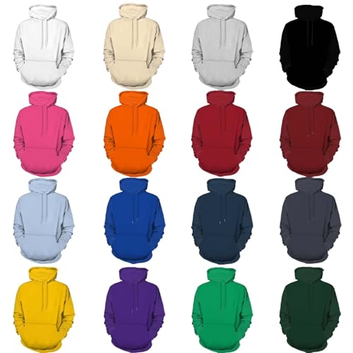 Xiuyours Hoodie Personalisiert mit Foto Bild Namen Kapuzenpullover Hoody mit Kapuze für Herren Damen Geburtstag Weihnachten Fotogeschenk, S~5XL