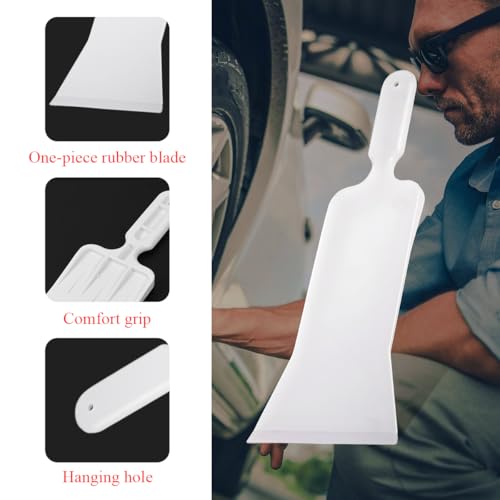 Image of Yourkar Car Bulldozer Squeegee, Flat Long Handle Window Tint Film Installation Tools, Bulldozer Scraper for Car Front and Rear Windows Glass Cleaning, Universal Car Accessories