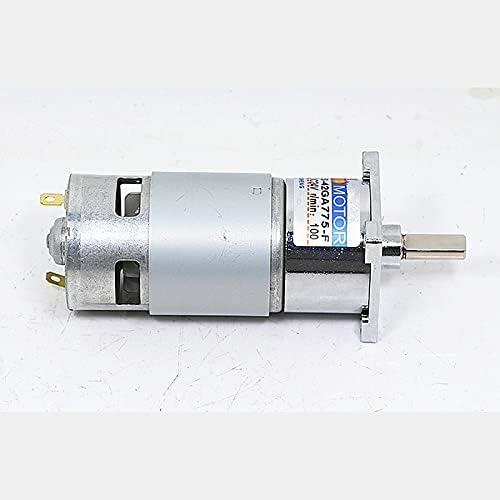12V 24V DC gear motor,high-power high-torque DC motor,Slow forward and reverse speed control small DC motor,J17648 - (Speed(RPM): 600rpm, Voltage(V): 12V)