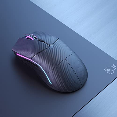 Glorious Gaming Mouse Grip Tape for Model O - Anti-slip, Grease & Sweat Resistant, 0.5mm thick, Pre-cut, Easy Application, 3M Adhesive - Black