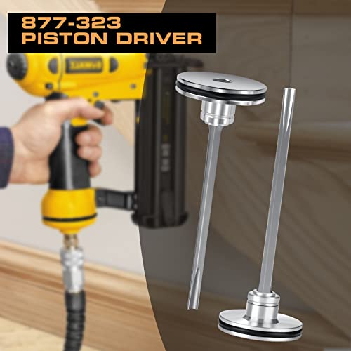 885-915 Pneumatics Framing Nailer Piston Assembly Parts 877-323 Piston Driver Compatible With Nr83 Nr83A Nr83A2 Nr83A2(S) Air Nailer (Replacement Of 877323 Accessories) 5 Per Pack - 885-915 #TOP4