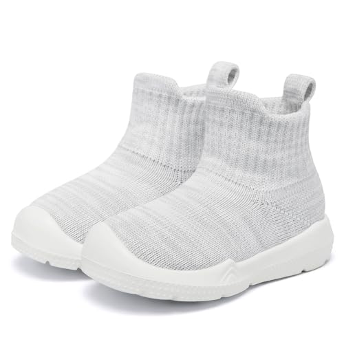 Image of MORENDL Toddler Sock Shoes Baby Walking Shoes Infant Slippers Boys & Girls Non-Slip Sneakers