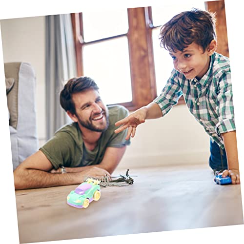 Toyvian 4 Pçs Carro Retrátil Carro De Brinquedo Infantil Brinquedos Educativos Para Crianças Resiste