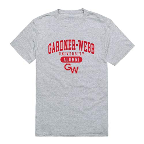 W Republic GWU Gardner Webb University Runnin' Bulldogs Alumni Tee T-Shirt Heather Grey 2XL