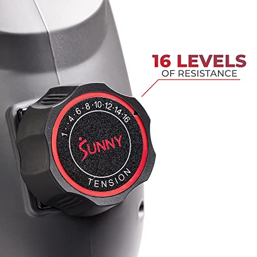 image for Sunny Health & Fitness Premium Magnetic Rowing Machine Interactive Row