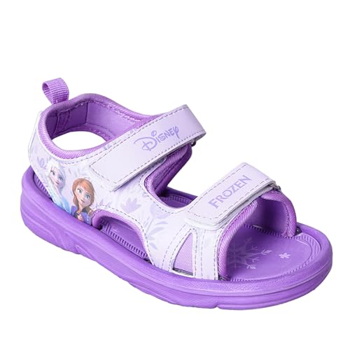 Image of Kidsville Official Frozen Printed Sandals For Kids Girls Anti-Skid Comfortable | Adjustable Double Strap Closure | Flexible & Lightweight Footwear for Baby