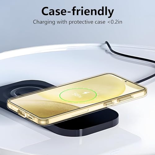 Image of NISHTECH for Samsung Galaxy S24 5G (2024) Premium Transparent Hybrid Soft Slim Dust Proof Back Case Cover with Camera Protection