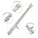 YIHAM Grill Burner Tubes for Members Mark 5 Burner GR2210601-MM-00 Replacement Parts SAMS Club Rankam Grill Parts 17 1/2 inch Set of 5