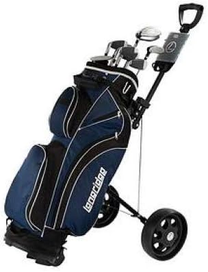 Longridge Golf Vector Men’s Complete Golf Starter Set Bag-Clubs-Trolley-balls, the lot