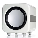  Monitor Audio apex w12 metallic pearl bianco subwoofer attivo