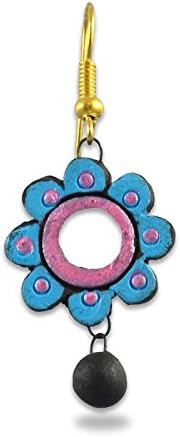 Floral Beauty Terracotta Earrings