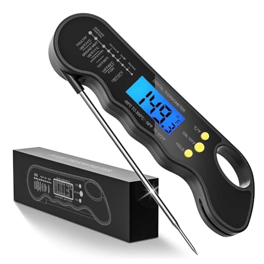 27+ Must-Have Items for the Ultimate Outdoor Grill Station 5 TRAUSI Instant Read Meat Thermometer, Fast & Accurate Digital Food Thermometer with Backlight, Waterproof & Magnet for Grilling, Cooking, BBQ, Smoker, Baking, and Candy Making