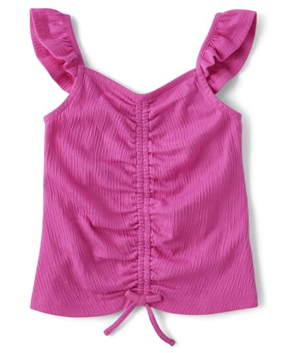 The Children's Place Girls' Cinch Front Flutter Tee