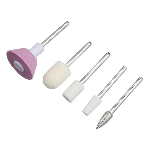 Miniatura 6 de Andy's Orchids Taladro eléctrico de uñas, mini kit de lima de uñas eléctrico 5 en 1, herramientas profesionales de manicura y pedicura para uñas de