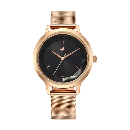 Fastrack Fleek Quartz Analog Black Dial Stainless Steel Strap Watch for Girls-6210WM03 (B0CYT8BQ1J) Amazon Price History, Amazon Price Tracker