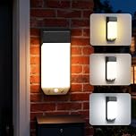 vighep Outdoor Wall Lights Motion Sensor, IP65 Waterproof Outside Light Mains Powered, 3000K/4500K/6500K LED Security Lamp for Garden Front Door Patio Garage Garden Fence-1Pack