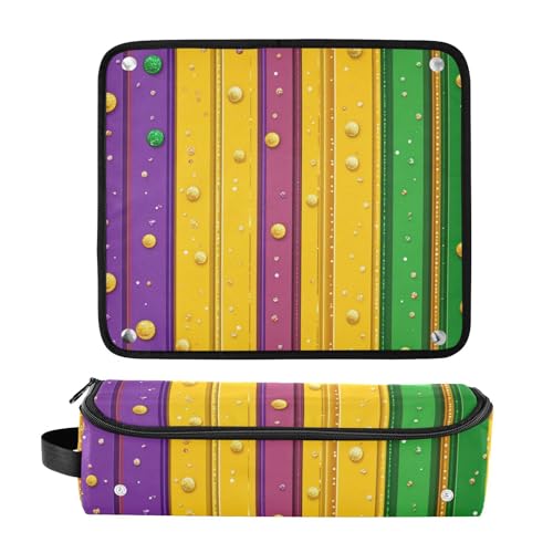 Bolsa organizadora para herramientas de cabello con tapete resistente al calor miniatura 3