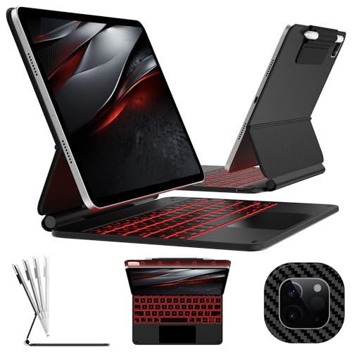 typecase Edge Keyboard Case for iPad Air 11-inch(M4/M3/M2, 2026/2025/2024), iPad Pro 11" (4th/3rd/2nd/1st Gen) & iPad Air 10.9" 5/4th Gen, Multi-Touch