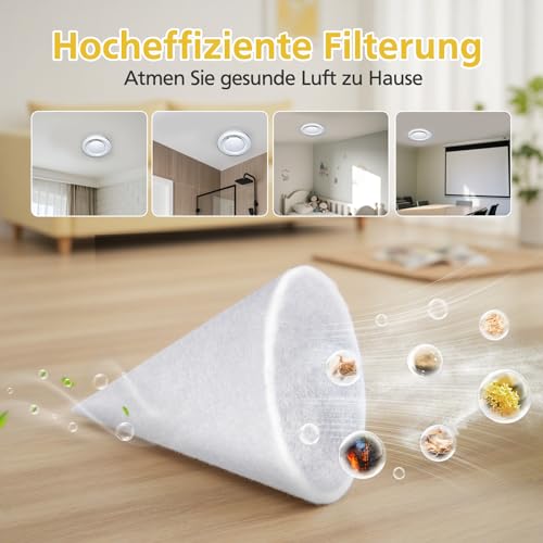 25 kegelfilter DN 125,G4 filtermatte,filter lüftungsanlage Ersatz für Zehnder, Maico, Pluggit, Helios Disc Valves,ersatzfilter für lüftungsanlage mit Durchmesser 125 mm, Länge 180 mm, Dicke 8 mm