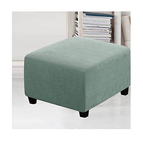 XGANGM Cuadrado Funda Otomana 60X60X35CM Funda de Reposapiés de Sillon Sofá, Elástica Funda de Puff Funda para Taburete Lavable Protector Cover con Parte Inferior Elástica,J Cover