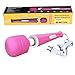 Powerful Big Handheld Electric Body Massager Wand Vibrating, Hand Held Deep Tissue Muscle Massager for Woman Sports Recovery Muscle Massage Tool, Pink