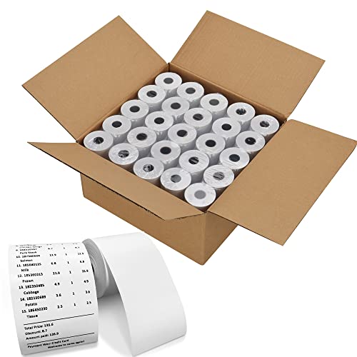 FungLam Thermal Receipt Paper POS Cash Register Paper Rolls 2 1/4" x 50' (100 Rolls)